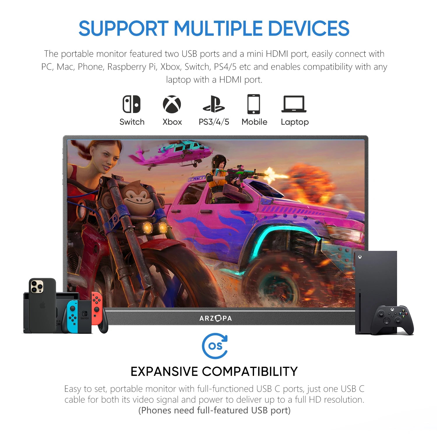 16.1 Portable Monitor