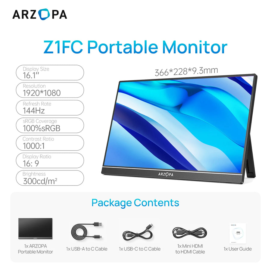 16.1 Portable Monitor